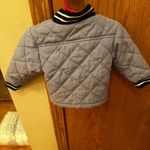 Andy & Evan quilted chambray jacket - Picture 2 of 3